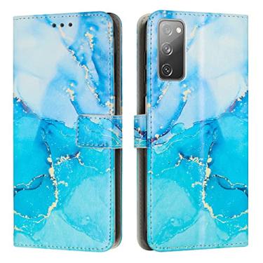 Imagem de Capa de telefone para Samsung Galaxy S20 FE 2022 carteira de couro com compartimento para cartão capa de telefone flip design fino pintada capa magnética para Samsung S 22 S20 Lite- S20 FE 4G (2,S20 Lite- S20 FE 4G)