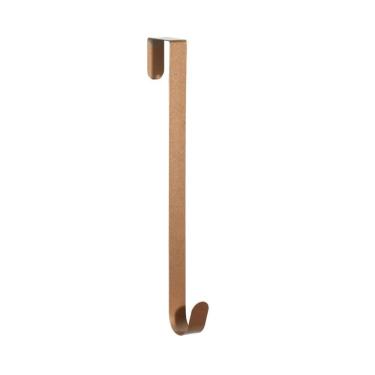 Imagem de Suporte Para Guirlanda Encaixe Porta Metal Rosê Fosco Prime 38cm - Magizi