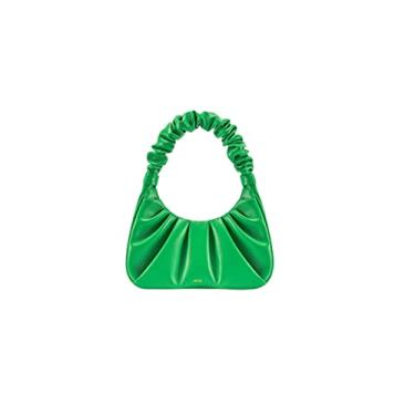 Imagem de JAMBHALA Bolsa Clutch Feminina Bolsa Nuvem Macia Bolsa de Ombro Bolsa Transversal (verde)