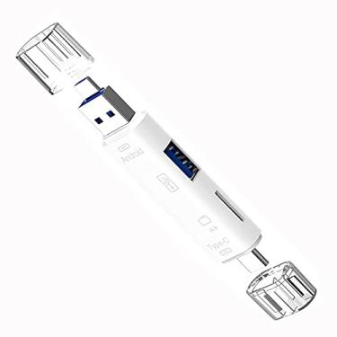 Imagem de 1 x telefone USB 3.0 tipo C/USB/micro USB SD TF cartão de memória adaptador OTG
