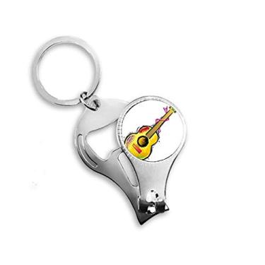 Imagem de Instrumento Guitarra México Ilustração Elemento Alicate de Unha Chaveiro Abridor de Garrafas Cortador