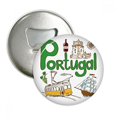 Imagem de Símbolo nacional de Portugal, abridor de garrafas, ímã de geladeira, emblema multifuncional