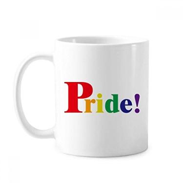Imagem de Pride LGBT Rainbow Homo Caneca Cerâmica Café Porcelana