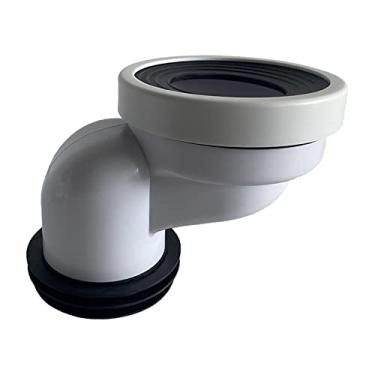 Imagem de Gralara Conector de Flange de Toalete Universal Deslocado 110 Mm Válvula de Porta de Flange de Toalete para Sistemas de Drenagem de Encanamento Mictórios de S, Deslocamento 10 cm