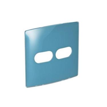 Imagem de Placa 1+1 Posto 4x4 Horizontal Blueberry Gloss Nereya Ref.663416 - Pial