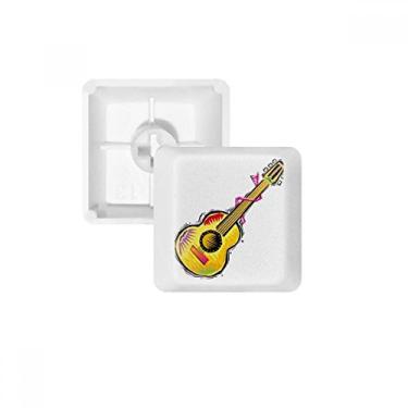 Imagem de Instrumentos de guitarra México Elemento Ilustração PBT Teclas para teclado mecânico Branco OEM Sem marcação Impressão