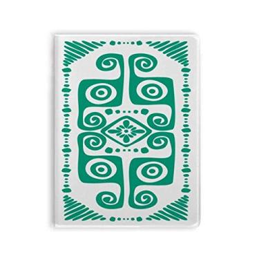 Imagem de Diário de capa macia Green Abstract Biology Fish Notebook Gum Cover Diário