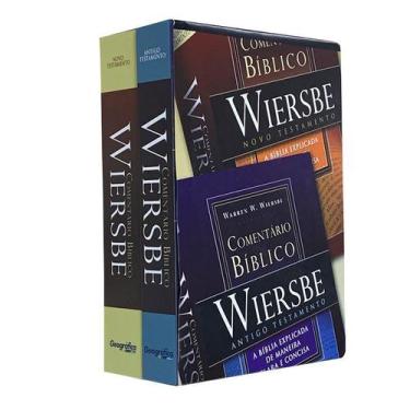 Imagem de Box 2 Livros  Comentário Bíblico  Warren W. Wiersbe  Editora Geográfic
