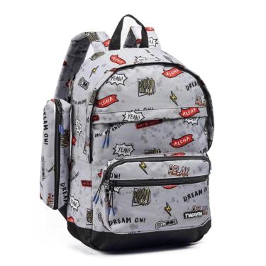 Imagem de Mochila Juvenil Feminina Com Estojo Escolar Urbano Tween-Feminino