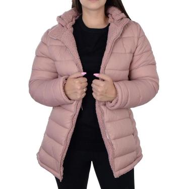 Imagem de Jaqueta Feminina Facinelli By Mooncity Dupla Face Rosa - 690106-Feminino