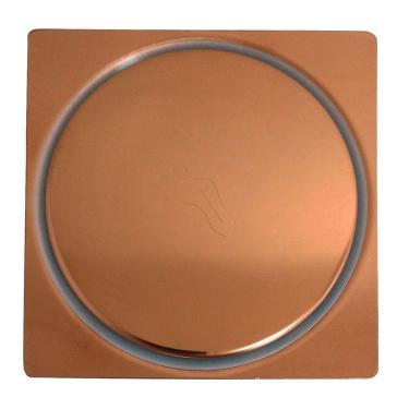 Imagem de Ralo Click Quadrado 15x15cm Rose