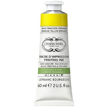 Imagem de Lefranc Bourgeois Pintura de cobre 301490, lavável à água, com excelente resistência à luz, vegano, 100% sem solventes, tubo de 60 ml, amarelo primário