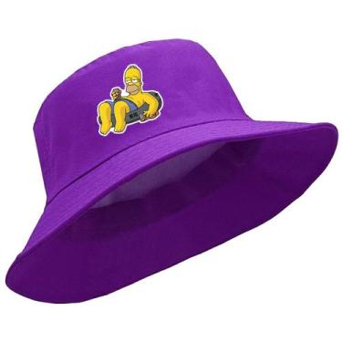 Imagem de Boné Chapéu Unissex Cata Ovo Homer Simpsons Mó Paz Bucket Hat New Cap