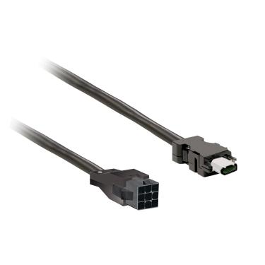 Imagem de Cabo Encoder Blindado Para Motor BCH2 Montado VW3M8D1AR50 - Schneider