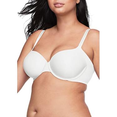 Imagem de Warner's Sutiã feminino Ra3061a com forro leve e confortável para as axilas com efeitos colaterais sem costura, Branco clássico, 34B