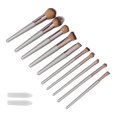 Imagem de Pincel de maquiagem, pincel de base com cerdas macias, também para pintura, penteadeira portátil para