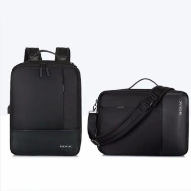 Imagem de Mochila, mala, segurança, anti-roubo, impermeável, unissex, USB