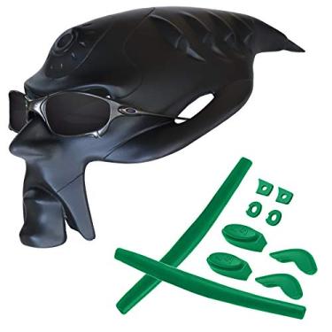 Imagem de RockShell Kits de borracha de substituição para óculos de sol Oakley Juliet – Verde escuro