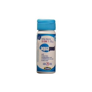 Imagem de Aquapool Fita Teste 5 Analises - 25 Unidades