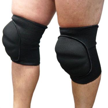 Imagem de PROGNE SPORTS Acolchoado, Joelheira De Proteção Para Volei E Artes Marciais Masculino Feminino, Preta (Black), G