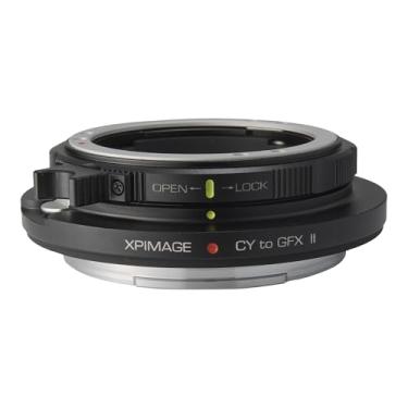 Imagem de XPIMAGE Anel adaptador de montagem de lente compatível com lente Contax Yashica CY para câmera Fujifilm GFX GFX50 GFX100