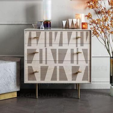 Imagem de Estêncil geométrico de 50 cm, estêncil, estêncil, tinta, modelo de móveis, reutilizável, piso de azulejo, nicho, padrões de parede para as sementes, paredes de mandala, modelos grandes para pintar