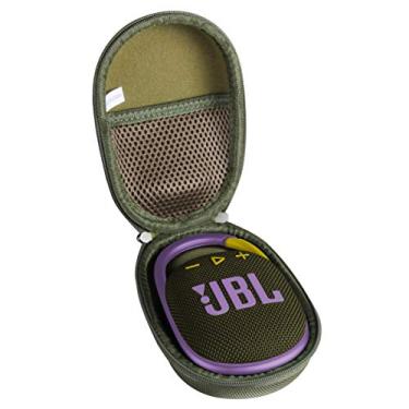 Imagem de Hermitshell Capa rígida de viagem para JBL Clip 4 / JBL Clip 5 Mini alto-falante Bluetooth portátil (verde)