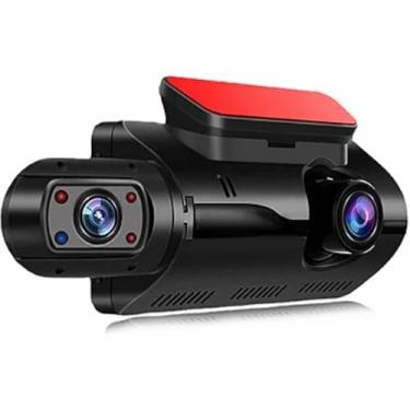 Imagem de Genérico Câmera Dupla Dash para Carro, 1080p HD, 3" Ecrã, Gravador de Vídeo Veicular, Visão Noturna, Deteção de Movimento
