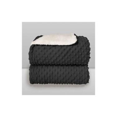 Imagem de Cobertor Donna Laço Bebê Plush com Sherpa Dots Bolinhas
