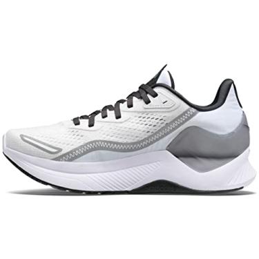 Imagem de Saucony Tênis de corrida masculino Endorphin Shift 2, Reflexão preta/branca, 45