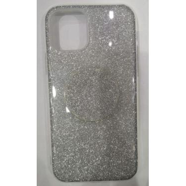 Imagem de Capa Capinha iphone 11 tela 6.1 Glitter Brilhante - HHW, Prata