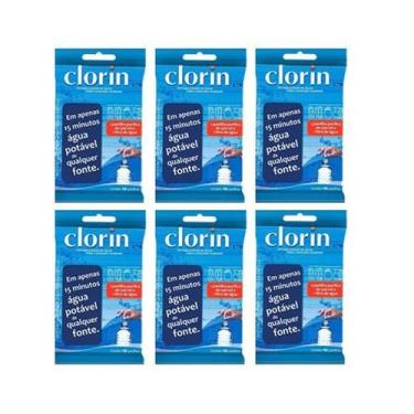 Imagem de Kit 60 Pastilhas Purificadora de Água Potável Clorin 1 com NF, Branco