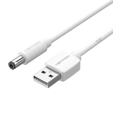 Imagem de Cabo Energia Alimentaçao USB A Para Dc 5,5mm 3A 50cm Vention