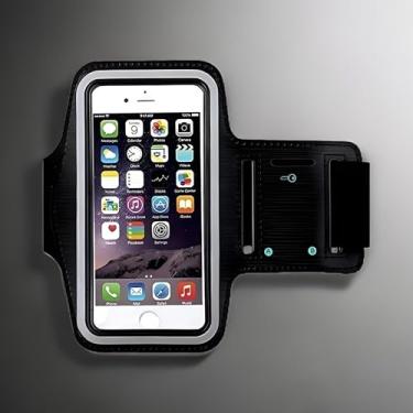 Imagem de Braçadeira Suporte Celular Para Corrida, Bike E Treinos, Compatível Com Smartphones 5,5" E 6,5", Resistente, Ajustável, À Prova D'água, Marca VARENZIA