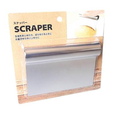 Imagem de Raspador Espátula Cortador Pegador Aço Inox Massas Culinária - Echo