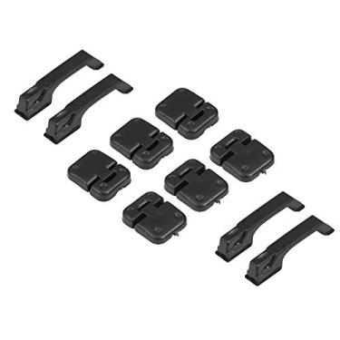 Imagem de Maçanetas de Porta de Carro Rc, Dobradiças de Porta de Carro de Plástico e Maçanetas de Portas Kits Modelo Rc Peça e Acessórios para Traxxas 1:10 Rc Crawler