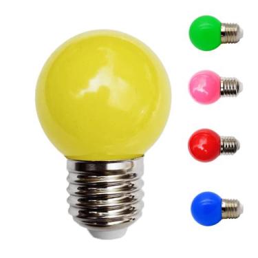 Imagem de Lâmpadas Led Bolinha 1w Bivolt E-27 Decorativa Cor Amarelo LA1WAM - PD