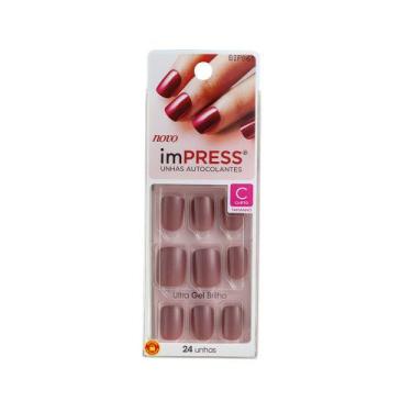 Imagem de Unhas Autocolantes ImPRESS - Color Curto Summer Nude - Kiss NY, 1 Un