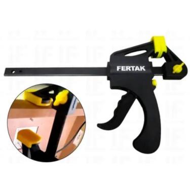 Imagem de Grampo Sargento Para Marcenaria Aperto Rápido - Fertak, 6 a 150mm