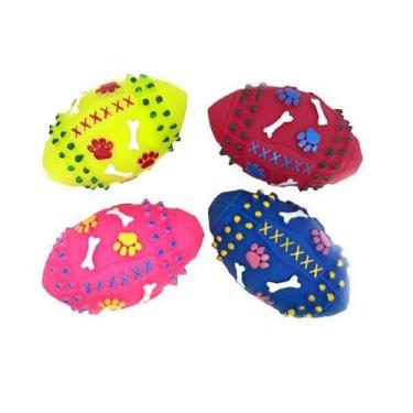 Imagem de Bola De Borracha Futebol Americano Para Pet 20 Cm - J. Pet, Variadas, 