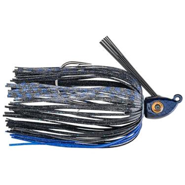 Imagem de Strike King (TGSJ14-2) Isca de pesca para natação de nível Tour, 2 - Preto/Azul, 6,5 g, saia perfeita