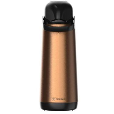 Imagem de Garrafa Termica Pressao 1,8L INOX Cobre Lumina Termolar 9750C 56972, D