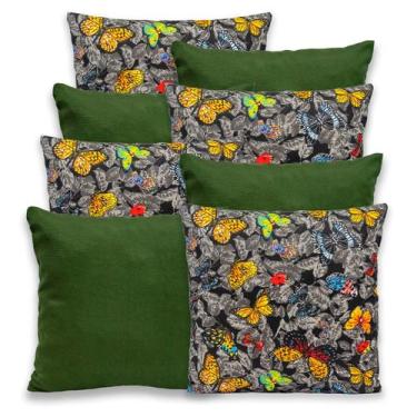 Imagem de Kit 8 Capas de Almofada com Zíper 40cmx40cm Gorgurinho - Dryka Enxovai