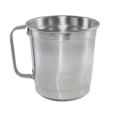 Imagem de Copo Chopp Caneca Cerveja 700ml Em Alumínio Com Borda E Alça - Mania d