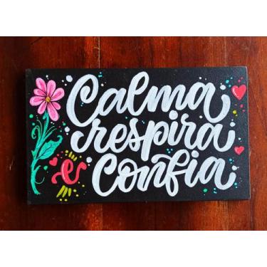 Imagem de Quadro Lettering feito a mão - Rabiscos Escritos