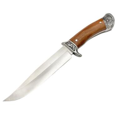 Imagem de Faca Churrasco Inox Luxo Moderna Melhor Corte Com Bainha - FACATOP, Ma