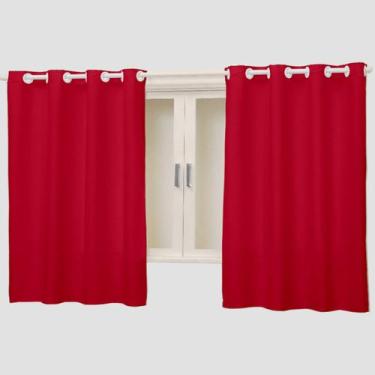 Imagem de Cortina de Janela Tecido Grosso OXFORD 2,00M x 1,40M para Sala Quarto 