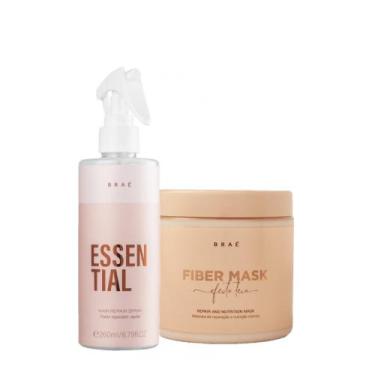 Imagem de Kit Brae Fiber Mask Essential Duo (2 Produtos) - BRAÉ