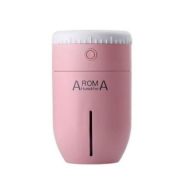 Imagem de Umidificador De Ar Portatil Purificador Usb Lens Aroma Cor: Rosa