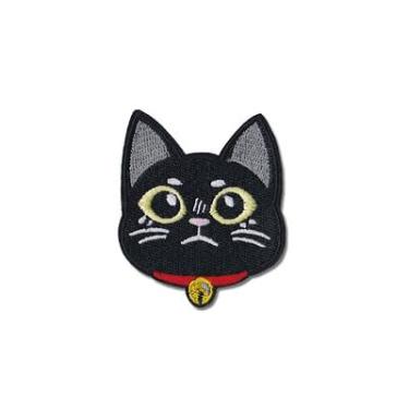 Imagem de Hinihao Hi, 1 adesivo de gato preto com adesivo para roupas, mochilas, capas de telefone, capacete, acessórios DIY